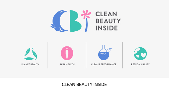 CLEAN BEAUTY INSIDE-PLANET BEAUTY/ SKIN HEALTH/ CLEAN PERFORMANCE/ RESPONSIBILTY