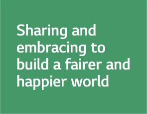 Sharing and embracing to build a fairer and happier world