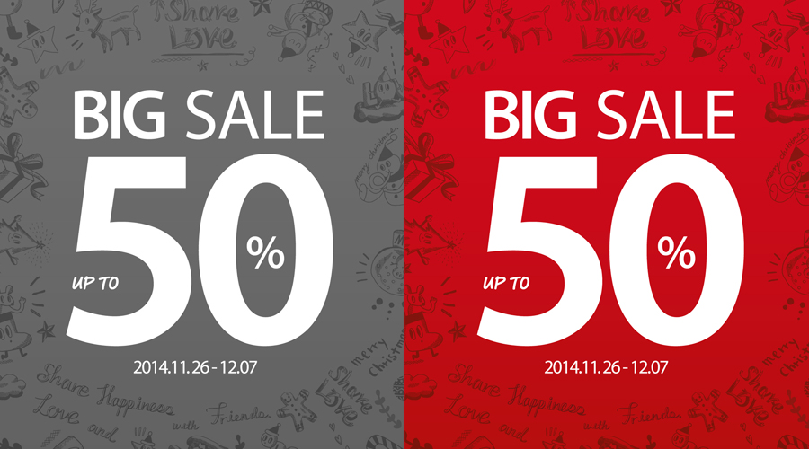 ̽, 11/26 50~20% Big Sale !